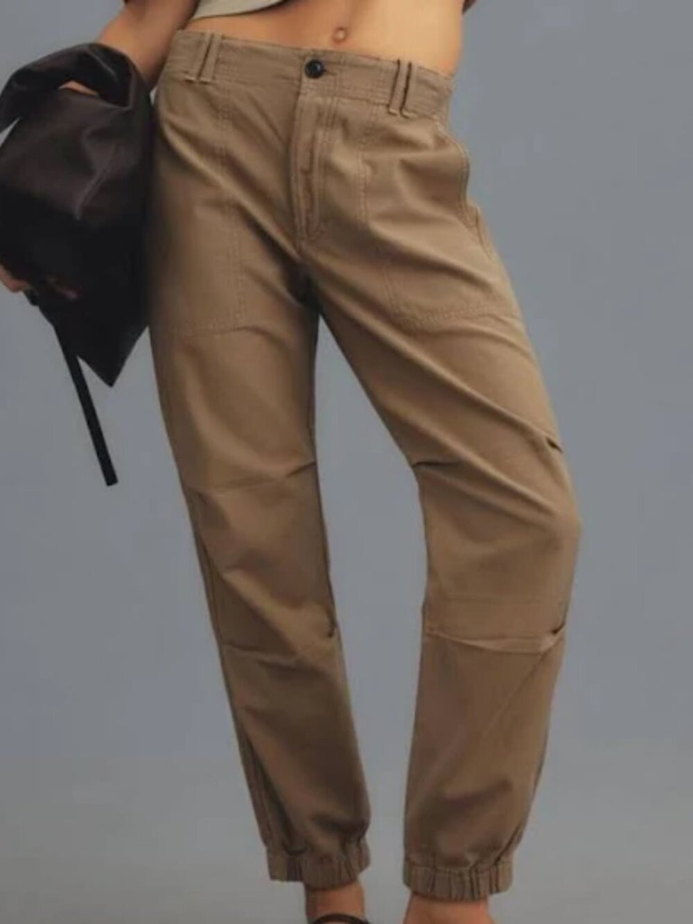 Citizens of Humanity Agni Utility Trouser Pants Cocolette Khaki Crop Women 26